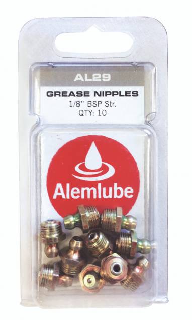 Alemlube Nip 1/8 BSP 10 Pack