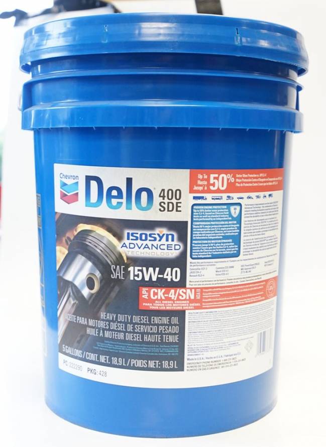 Delo 400 SDE 15w-40 18.9L CK4