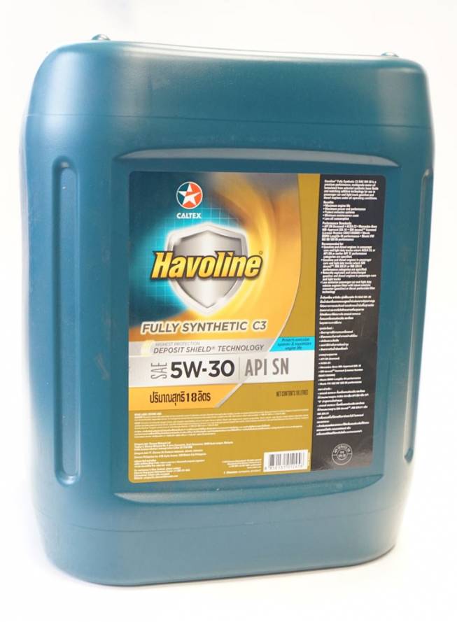 Havoline Fully Synthetic C3 5w-30 18L