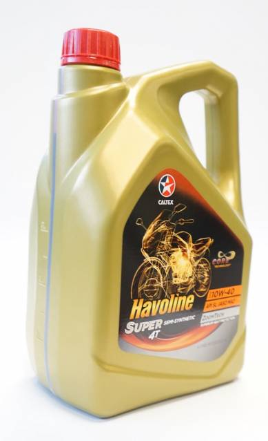 Havoline Semi Synthetic 10w-40 M/Bike Oil 4L (Super 4T)