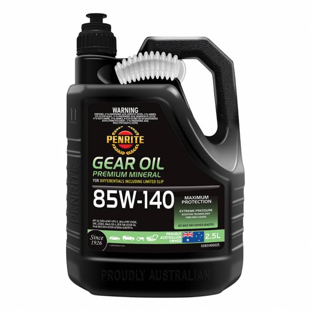 Penrite Gear Oil 85W-140 Mineral 2.5L LSD